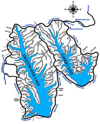 Lakes Map